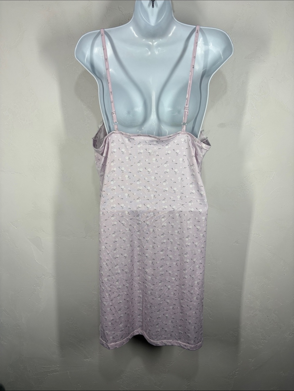 Rene Rofe Light Lavender Floral Lace-Trim Chemise size XL - Picture 8 of 11